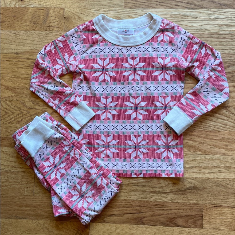 Hanna Andersson Fair Isle Ling John Pajamas